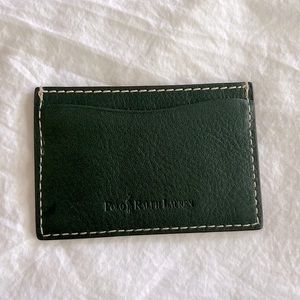 Dark green Ralph Lauren cardholder